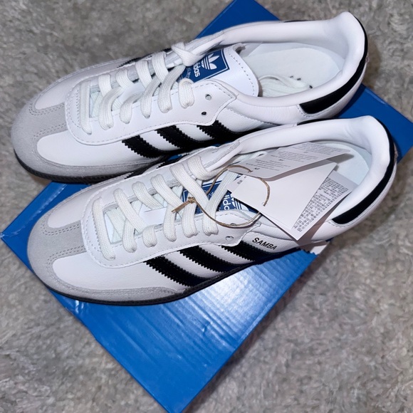 adidas Other - Adidas Samba White and Black Sneakers